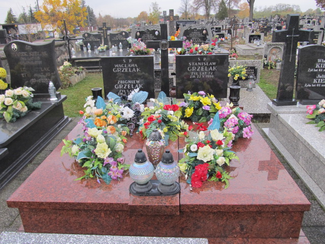 Grób Wacława Grzelak