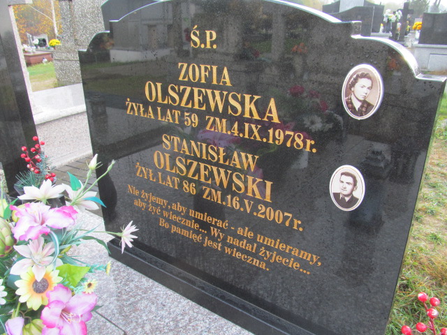 Grób Stanisław Olszewski