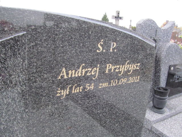 Grób Andrzej Przybysz