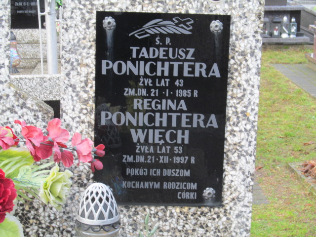 Regina Ponichtera Klembów - Grobonet - Wyszukiwarka osób pochowanych