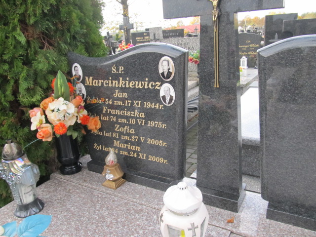 Jan Tomasz Marcinkiewicz 1951 Klembów - Grobonet - Wyszukiwarka osób pochowanych