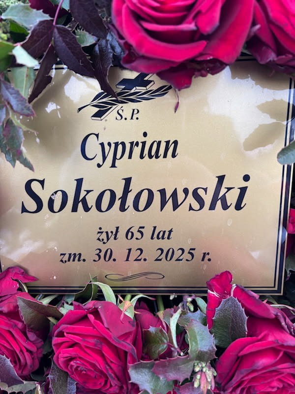 Grób Cyprian Sokołowski