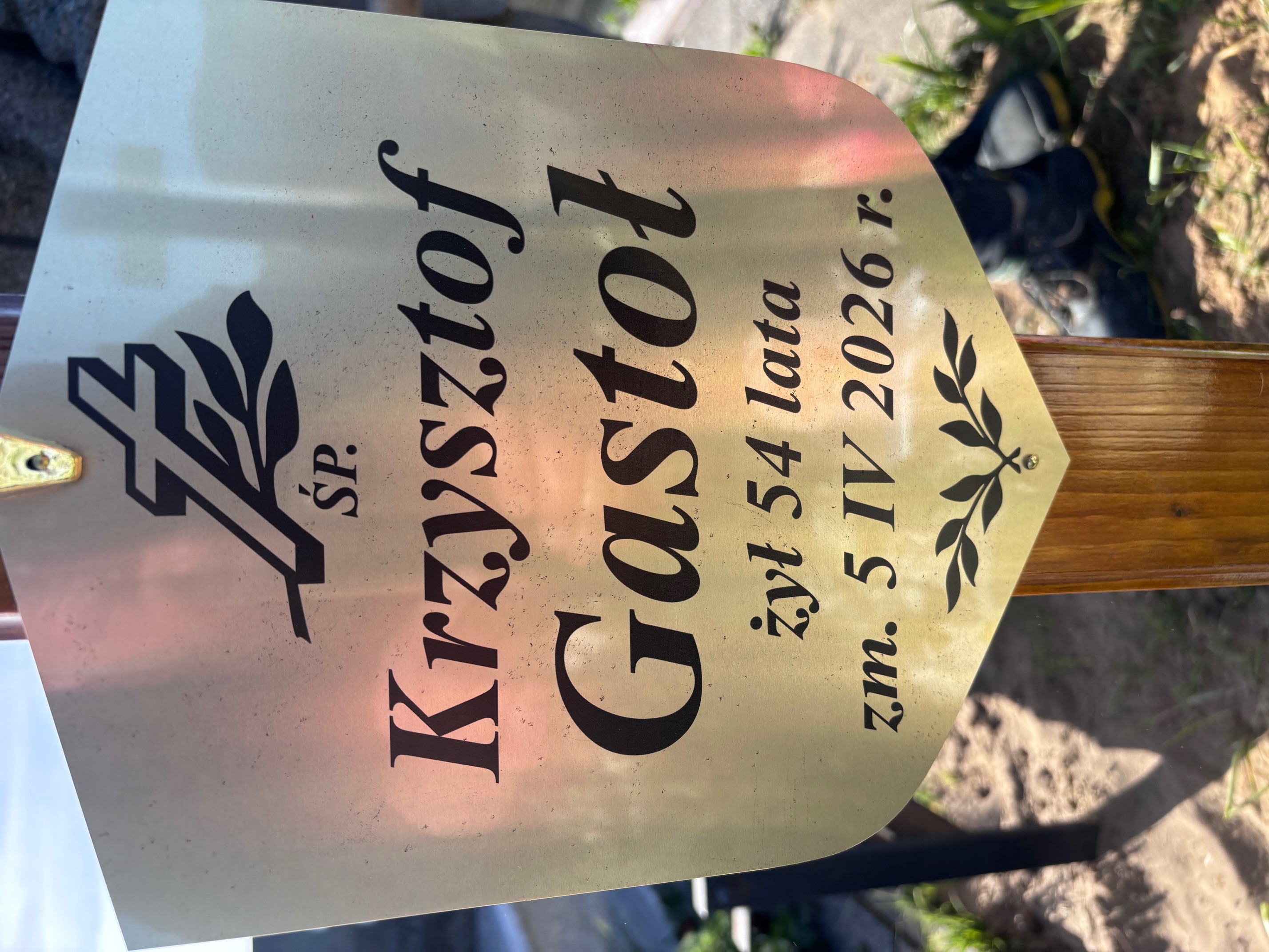 Grób Krzysztof Gastoł